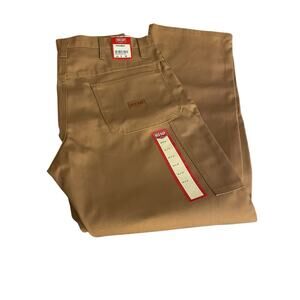 Construction Pant Workwear RED KAP Mens 34 x30 Relaxed Straight Leg Brown NWT